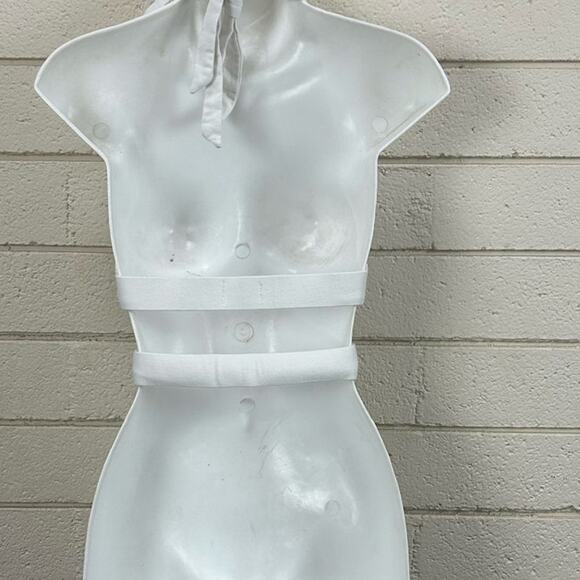 Ediked White Wrap Tank size S - Picture 6 of 8